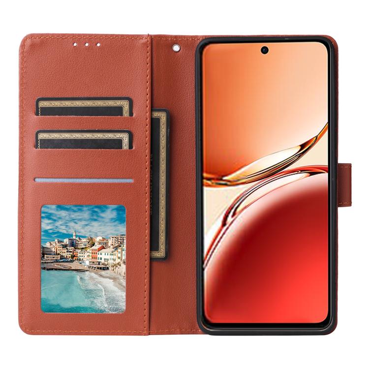 For OPPO Reno12 F 4G / 5G 3-Card Slots Multifunctional Leather Phone Case