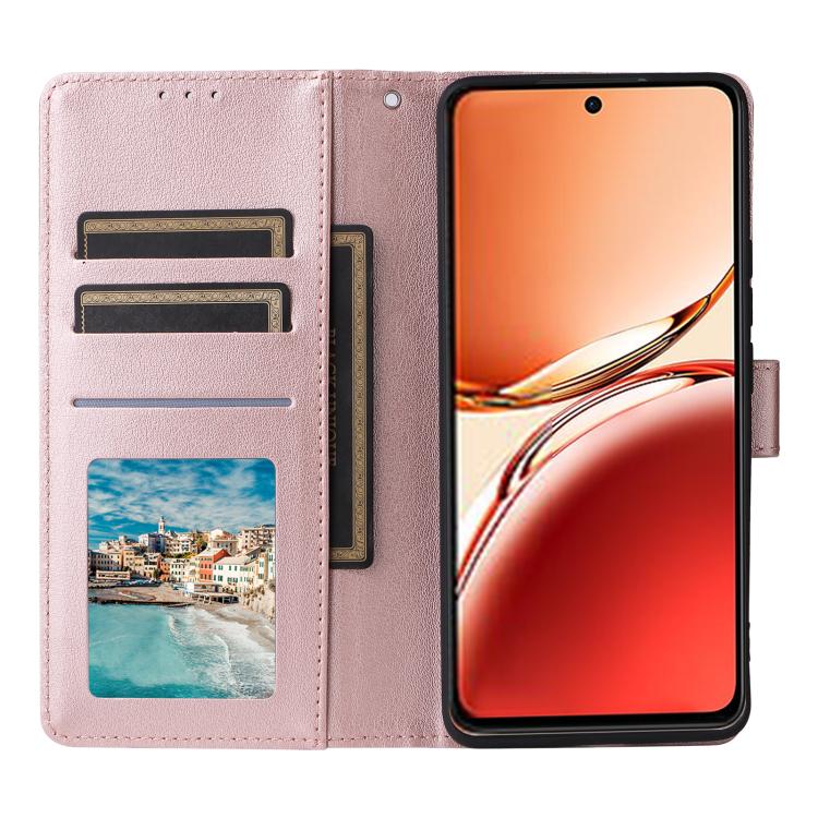 For OPPO Reno12 F 4G / 5G 3-Card Slots Multifunctional Leather Phone Case