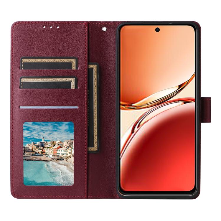 For OPPO Reno12 F 4G / 5G 3-Card Slots Multifunctional Leather Phone Case
