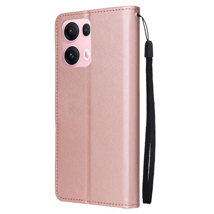 For OPPO Reno13 Pro 5G Global 3-Card Slots Multifunctional Leather Phone Case