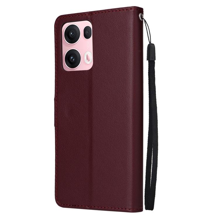 For OPPO Reno13 Pro 5G Global 3-Card Slots Multifunctional Leather Phone Case