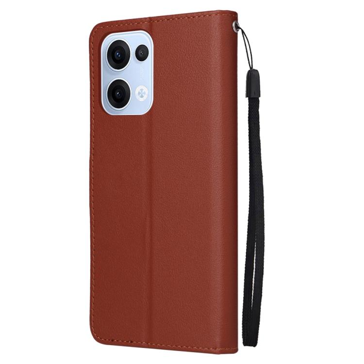 For OPPO Reno13 5G Global 3-Card Slots Multifunctional Leather Phone Case
