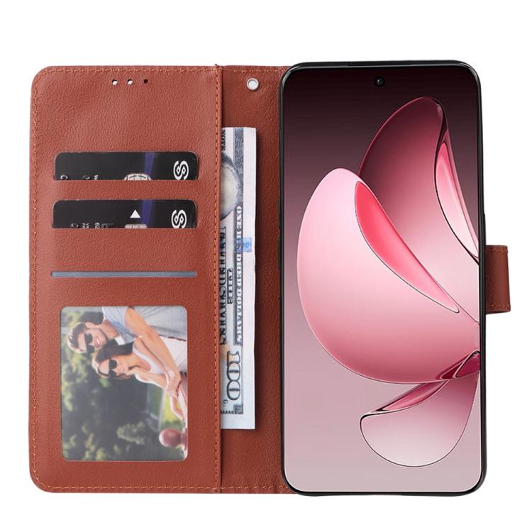 For OPPO Reno13 5G Global 3-Card Slots Multifunctional Leather Phone Case