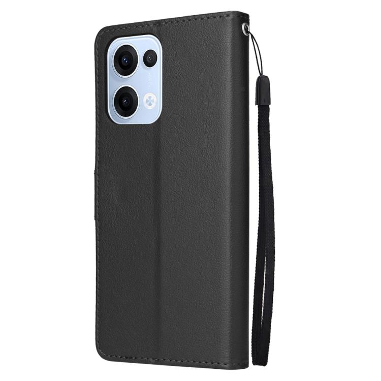 For OPPO Reno13 5G Global 3-Card Slots Multifunctional Leather Phone Case
