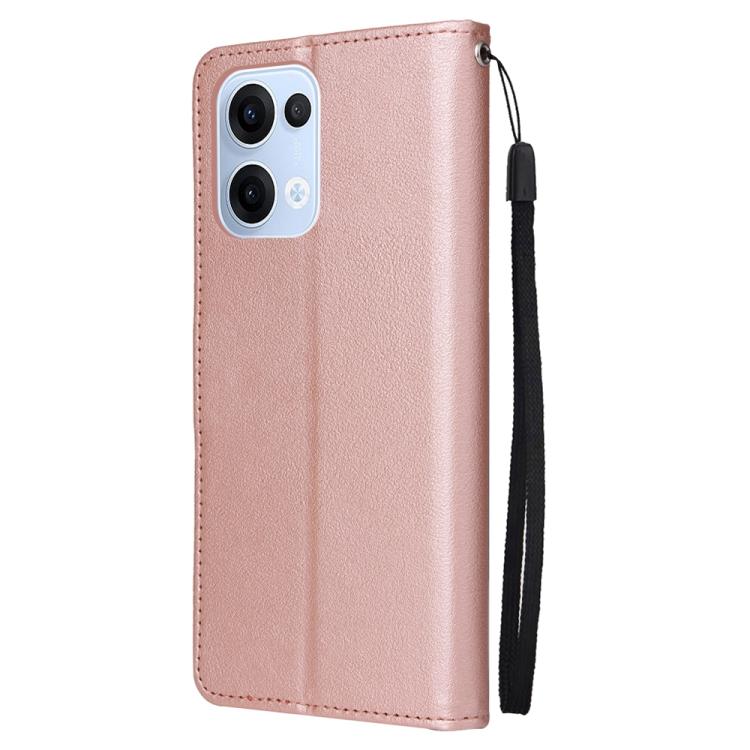 For OPPO Reno13 5G Global 3-Card Slots Multifunctional Leather Phone Case