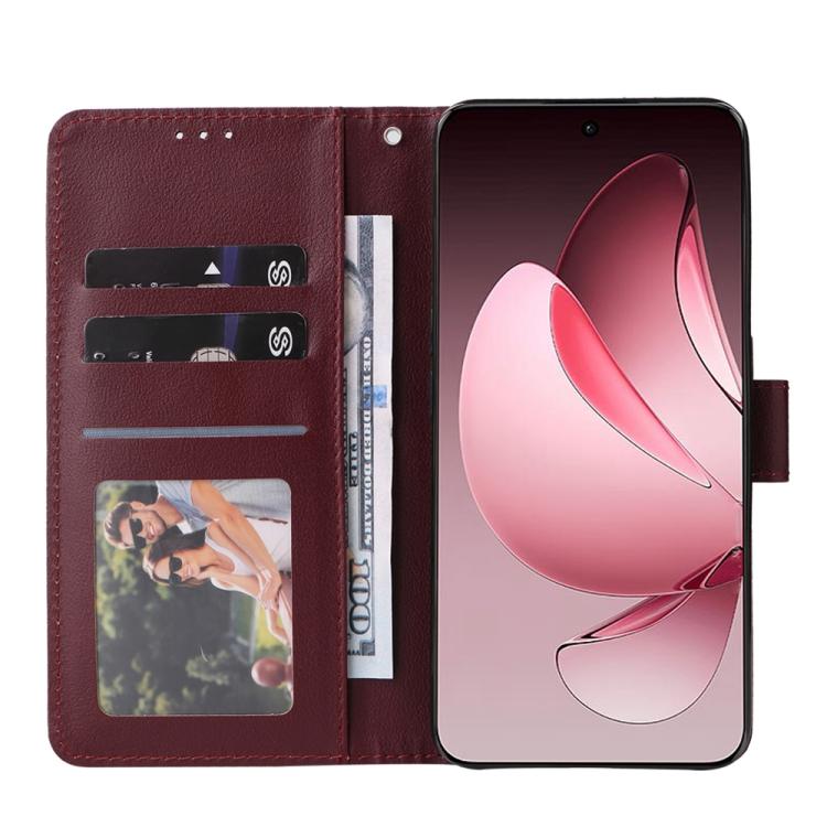 For OPPO Reno13 5G Global 3-Card Slots Multifunctional Leather Phone Case