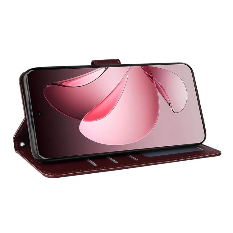 For OPPO Reno13 5G Global 3-Card Slots Multifunctional Leather Phone Case
