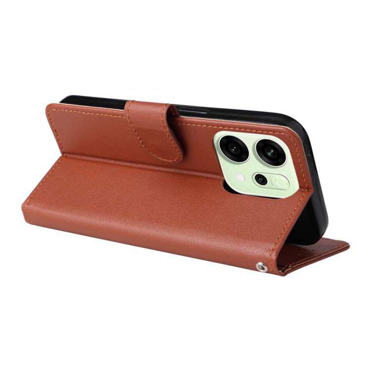For OPPO Reno14 5G Global 3-Card Slots Multifunctional Leather Phone Case