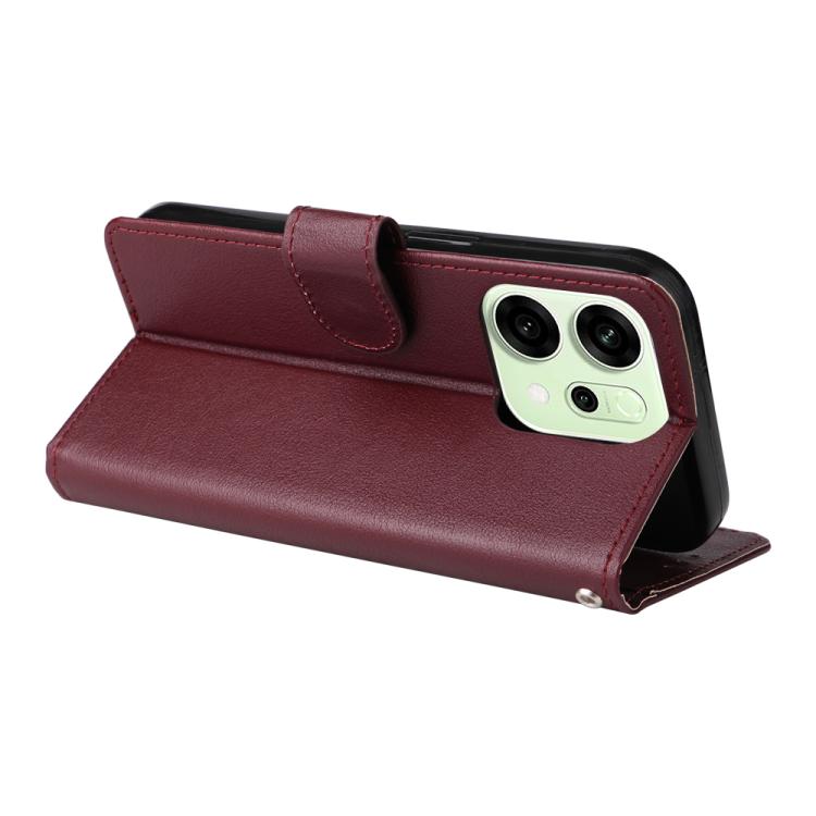 For OPPO Reno14 5G Global 3-Card Slots Multifunctional Leather Phone Case