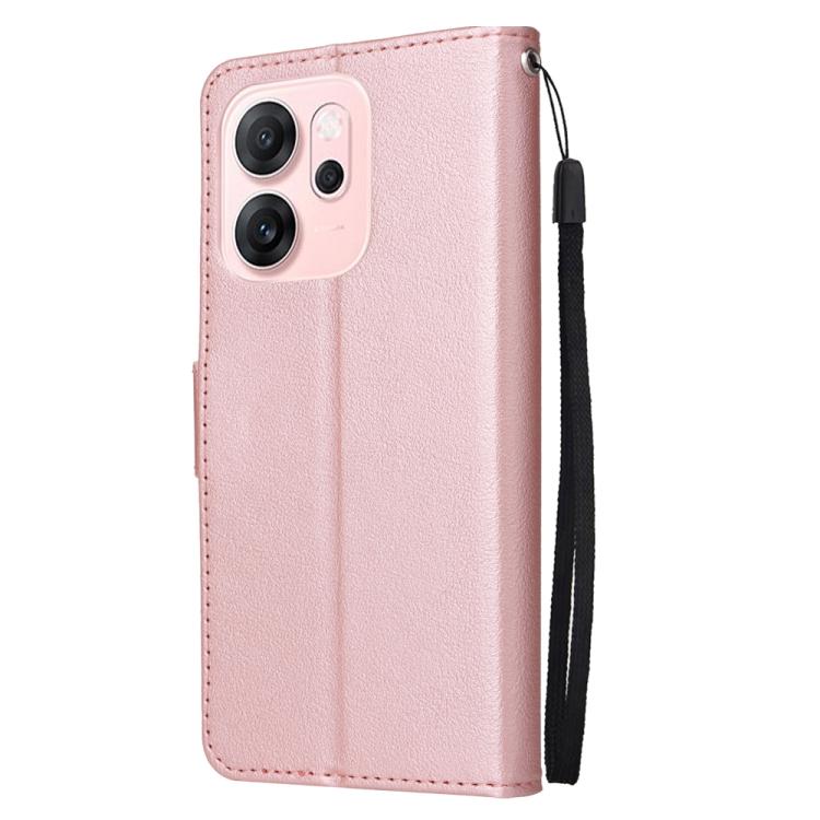 For OPPO Reno14 F 5G 3-Card Slots Multifunctional Leather Phone Case