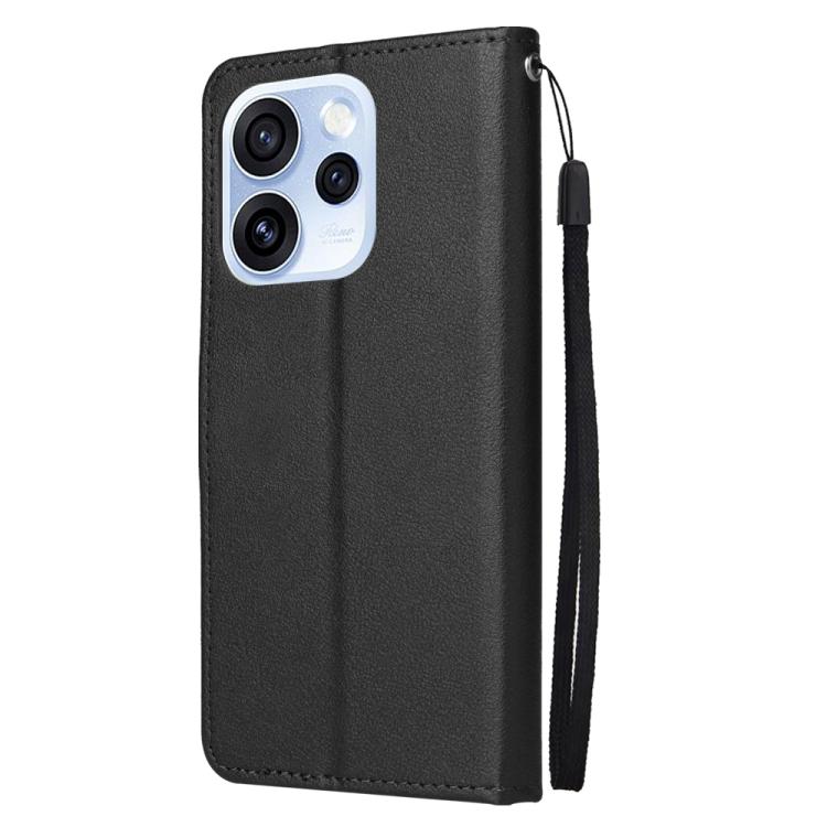 For OPPO Reno15 5G Global 3-Card Slots Multifunctional Leather Phone Case