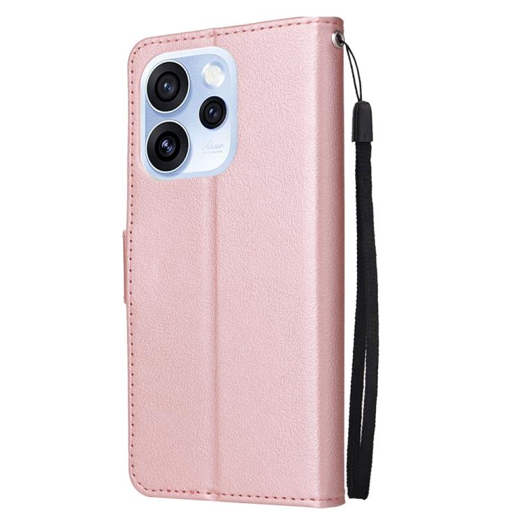 For OPPO Reno15 5G Global 3-Card Slots Multifunctional Leather Phone Case