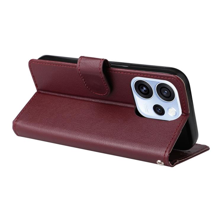 For OPPO Reno15 5G Global 3-Card Slots Multifunctional Leather Phone Case
