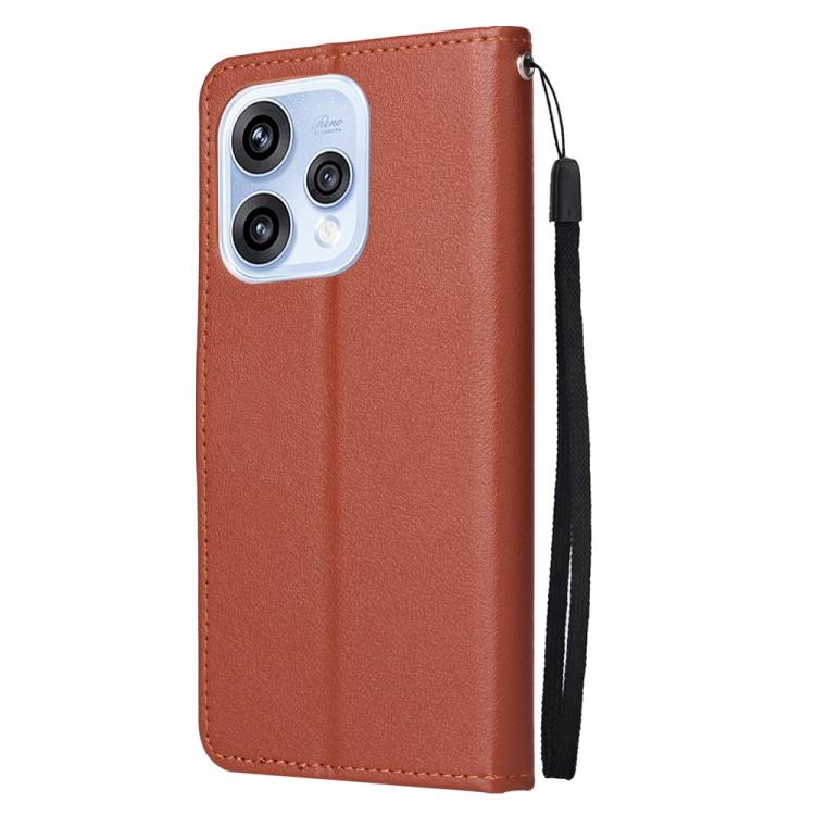 For OPPO Reno15 Pro 5G Global 3-Card Slots Multifunctional Leather Phone Case