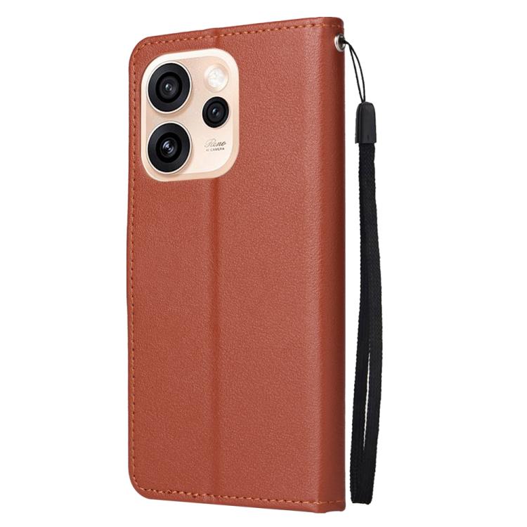 For OPPO Reno15 Pro Max 5G Global 3-Card Slots Multifunctional Leather Phone Case