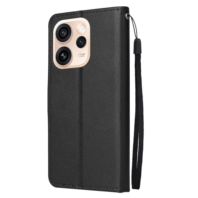 For OPPO Reno15 Pro Max 5G Global 3-Card Slots Multifunctional Leather Phone Case
