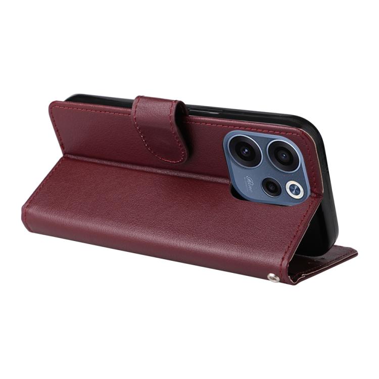 For OPPO Reno15 F 5G Global 3-Card Slots Multifunctional Leather Phone Case