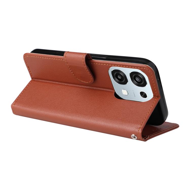 For OPPO A6x / A6 4G / 5G Global 3-Card Slots Multifunctional Leather Phone Case