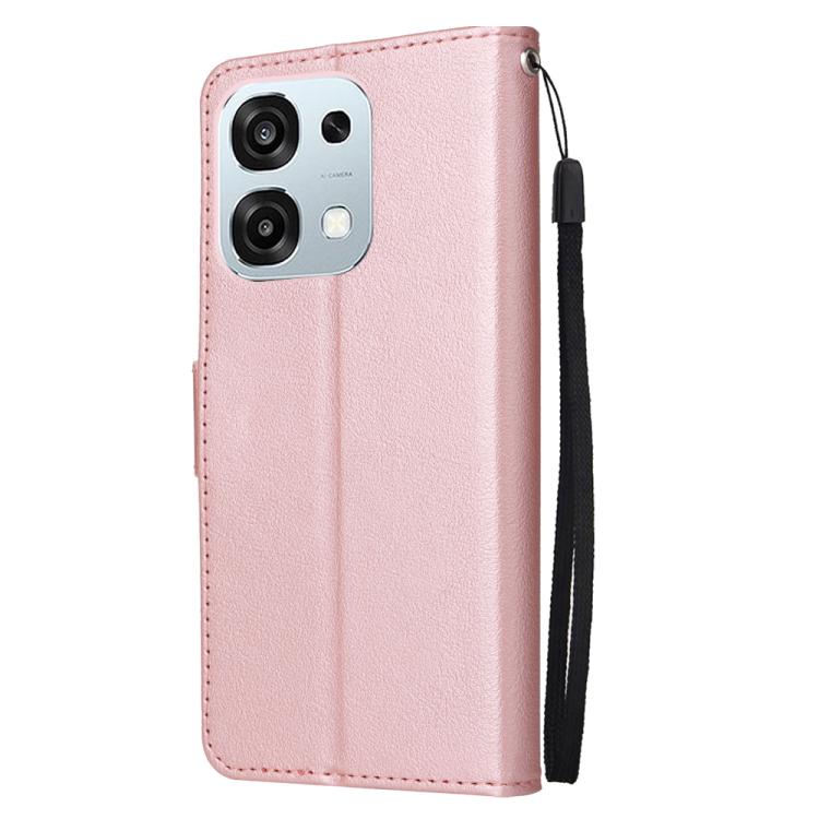 For OPPO A6x / A6 4G / 5G Global 3-Card Slots Multifunctional Leather Phone Case