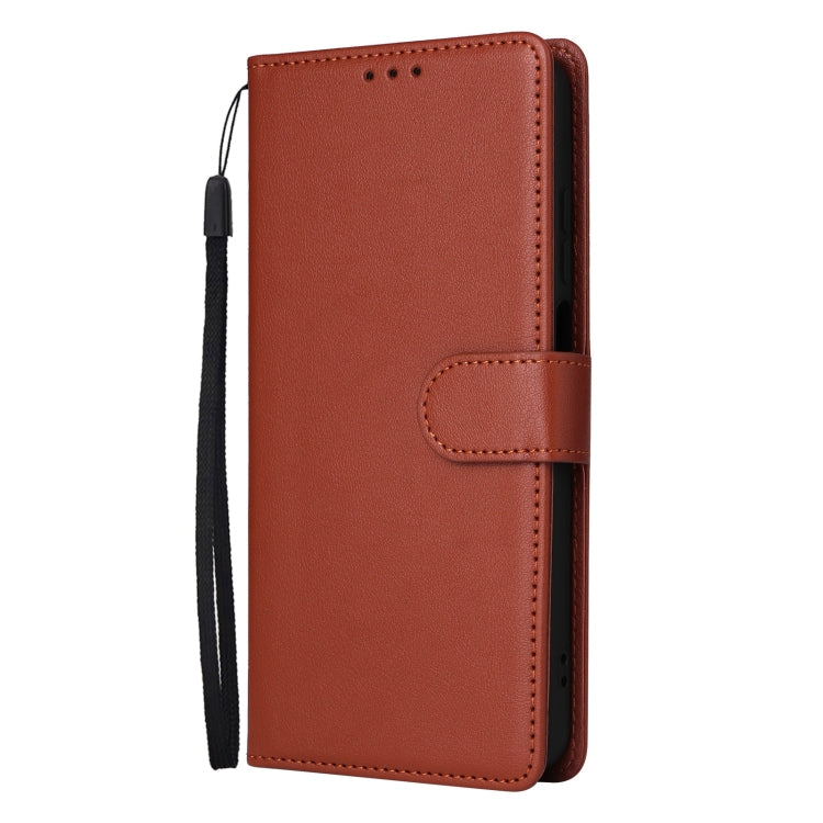 For Realme C33 3-Card Slots Multifunctional Leather Phone Case