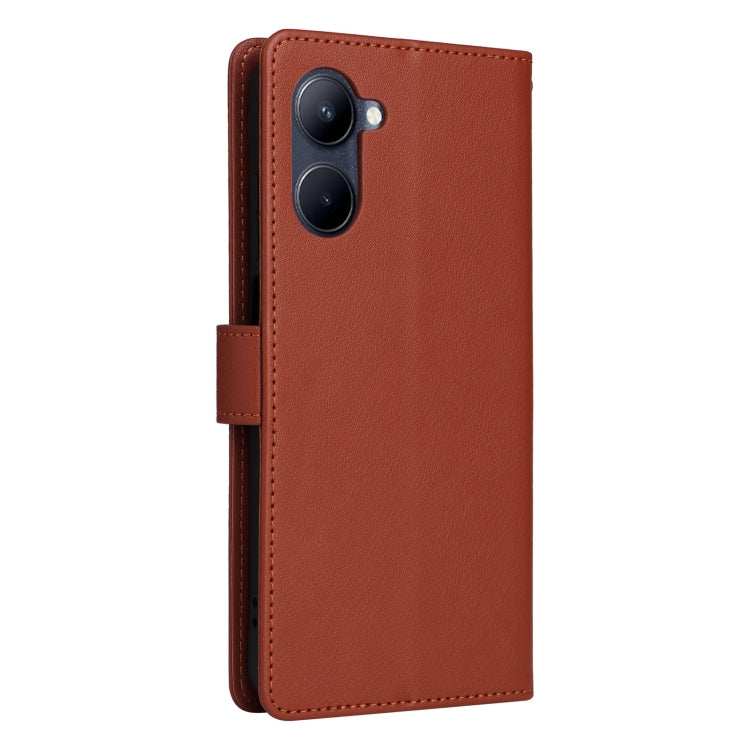 For Realme C33 3-Card Slots Multifunctional Leather Phone Case
