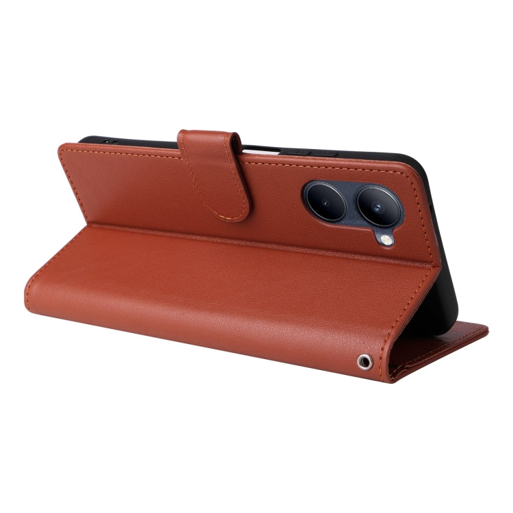 For Realme C33 3-Card Slots Multifunctional Leather Phone Case