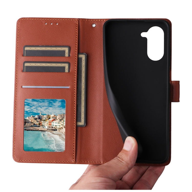 For Realme C33 3-Card Slots Multifunctional Leather Phone Case