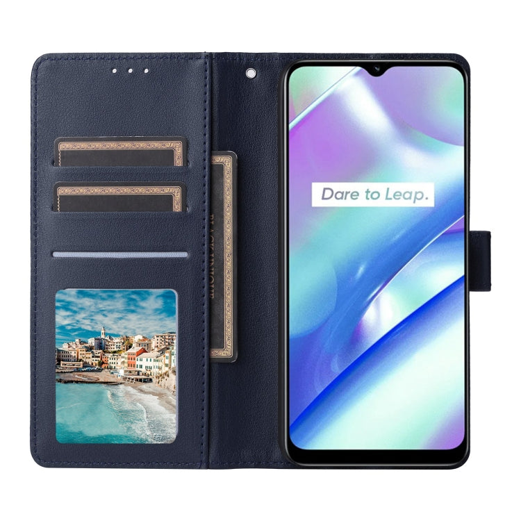 For Realme C33 3-Card Slots Multifunctional Leather Phone Case