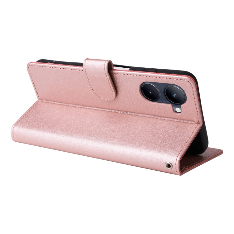 For Realme C33 3-Card Slots Multifunctional Leather Phone Case