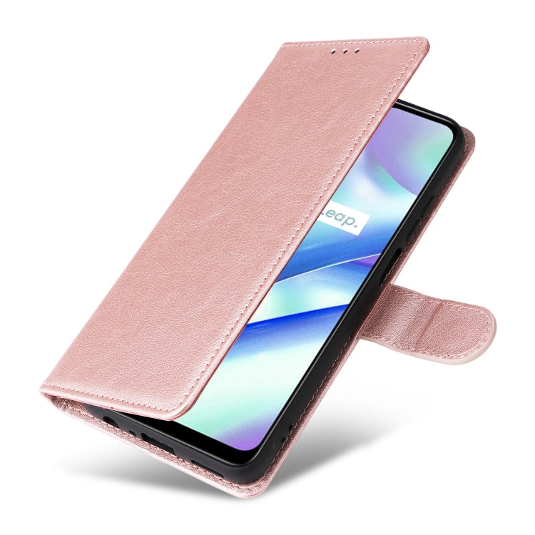For Realme C33 3-Card Slots Multifunctional Leather Phone Case