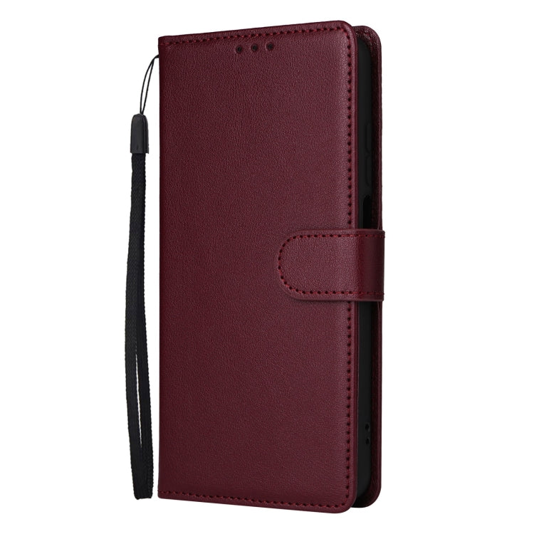 For Realme C33 3-Card Slots Multifunctional Leather Phone Case