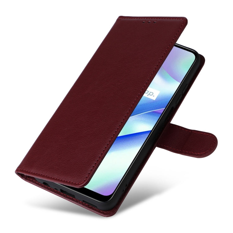For Realme C33 3-Card Slots Multifunctional Leather Phone Case