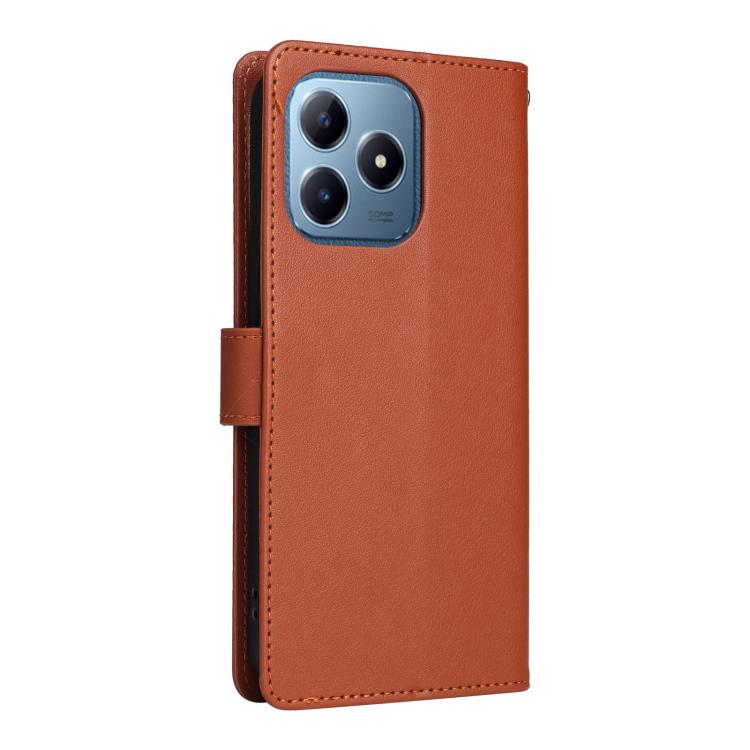 For Realme C63 4G / C61 4G 3-Card Slots Multifunctional Leather Phone Case