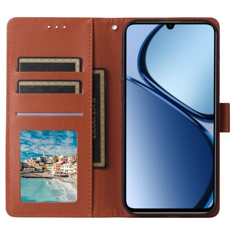 For Realme C63 4G / C61 4G 3-Card Slots Multifunctional Leather Phone Case
