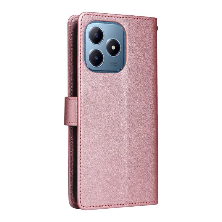 For Realme C63 4G / C61 4G 3-Card Slots Multifunctional Leather Phone Case