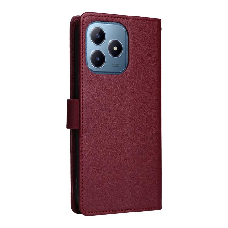 For Realme C63 4G / C61 4G 3-Card Slots Multifunctional Leather Phone Case