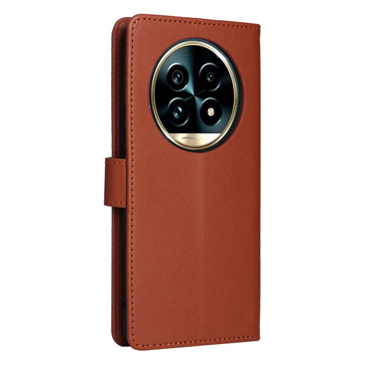 For Realme 13 Pro 5G 3-Card Slots Multifunctional Leather Phone Case