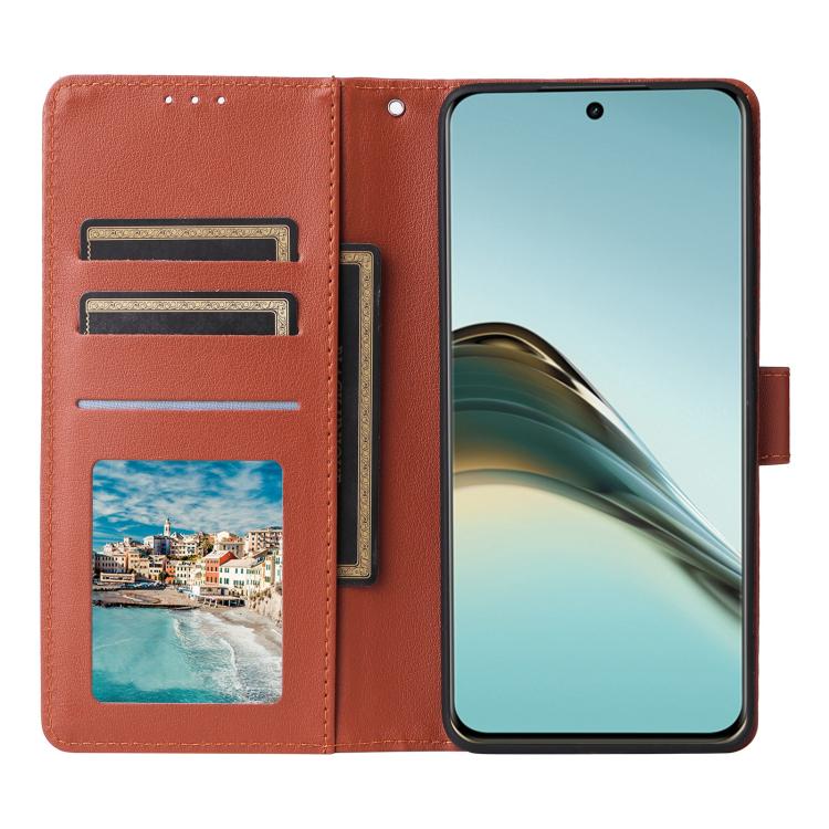 For Realme 13 Pro 5G 3-Card Slots Multifunctional Leather Phone Case