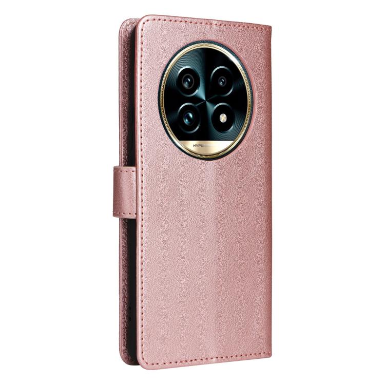 For Realme 13 Pro 5G 3-Card Slots Multifunctional Leather Phone Case