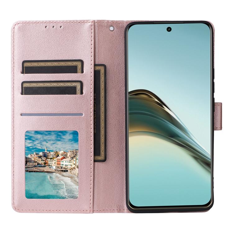 For Realme 13 Pro 5G 3-Card Slots Multifunctional Leather Phone Case
