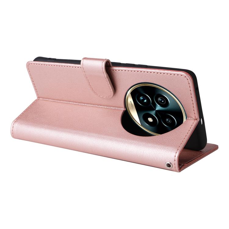 For Realme 13 Pro 5G 3-Card Slots Multifunctional Leather Phone Case