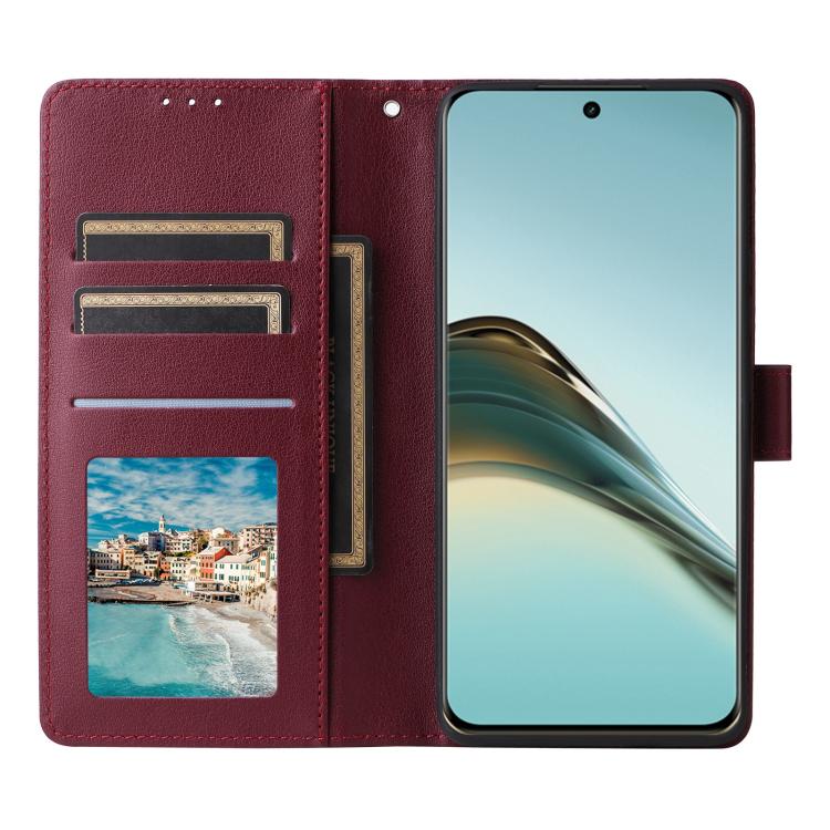 For Realme 13 Pro 5G 3-Card Slots Multifunctional Leather Phone Case