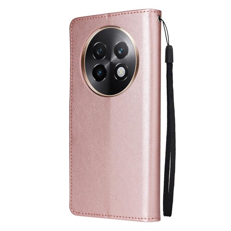 For Realme 13+ 5G 3-Card Slots Multifunctional Leather Phone Case