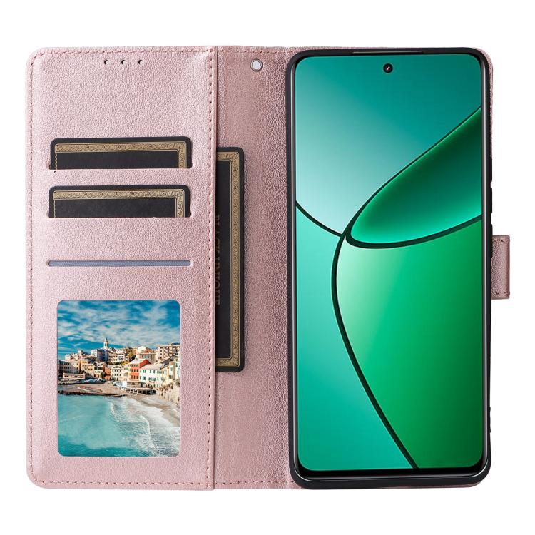 For Realme 13+ 5G 3-Card Slots Multifunctional Leather Phone Case