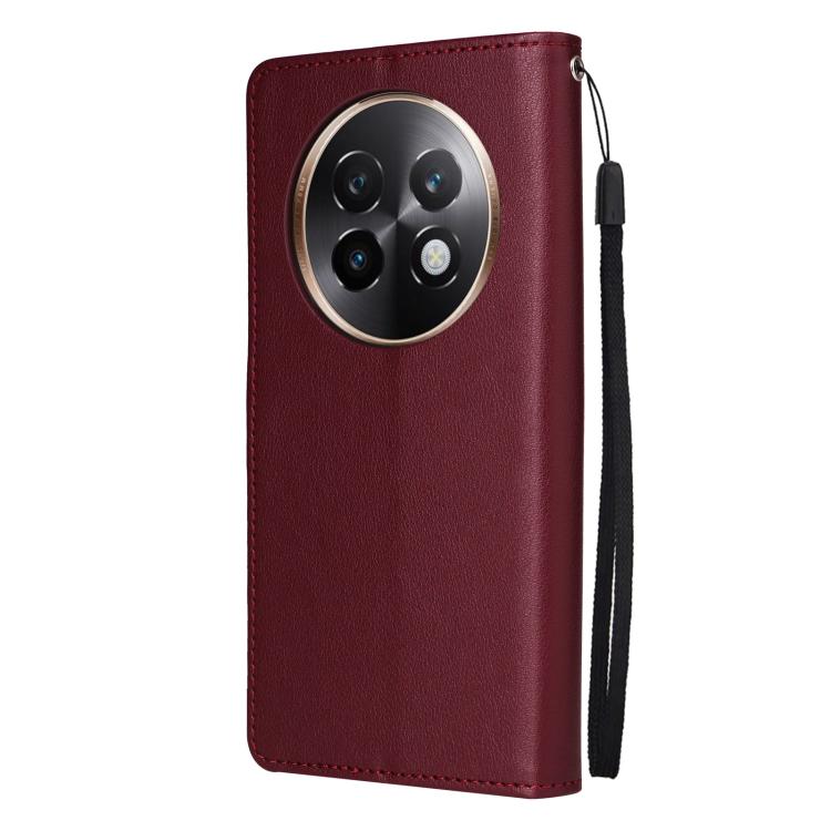 For Realme 13+ 5G 3-Card Slots Multifunctional Leather Phone Case