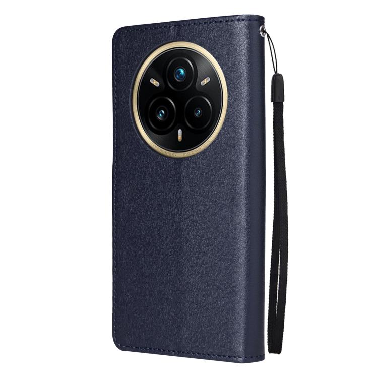For Realme 14 Pro+ 5G Global 3-Card Slots Multifunctional Leather Phone Case