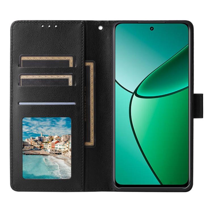 For Realme 14 Pro+ 5G Global 3-Card Slots Multifunctional Leather Phone Case