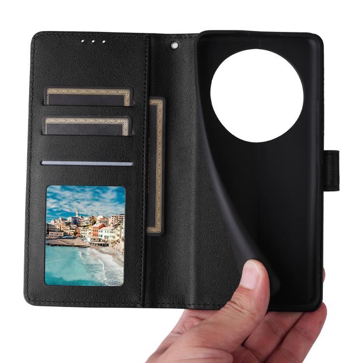 For Realme 14 Pro+ 5G Global 3-Card Slots Multifunctional Leather Phone Case