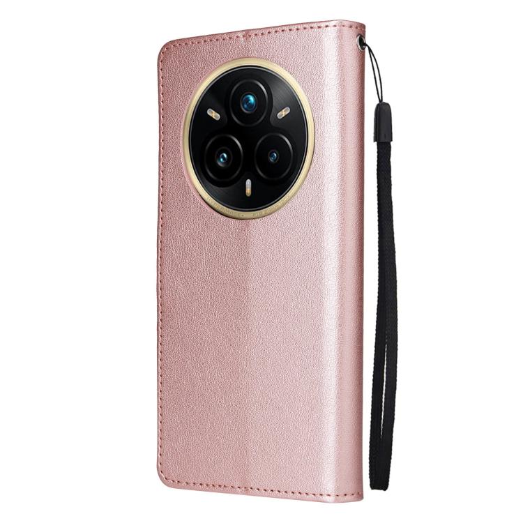 For Realme 14 Pro+ 5G Global 3-Card Slots Multifunctional Leather Phone Case