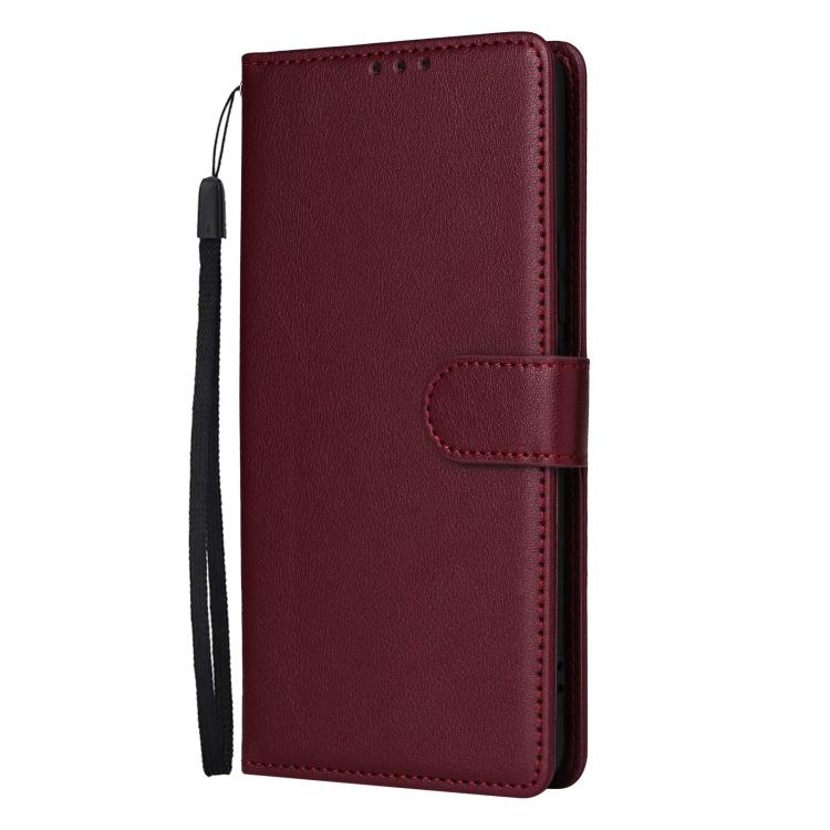 For Realme 14 Pro+ 5G Global 3-Card Slots Multifunctional Leather Phone Case